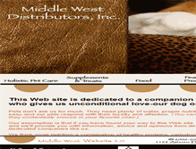 Tablet Screenshot of middlewestpet.com
